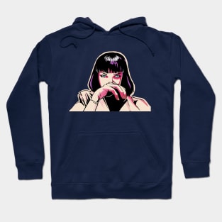 Mia Wallace Pulp Fiction Painting Hoodie